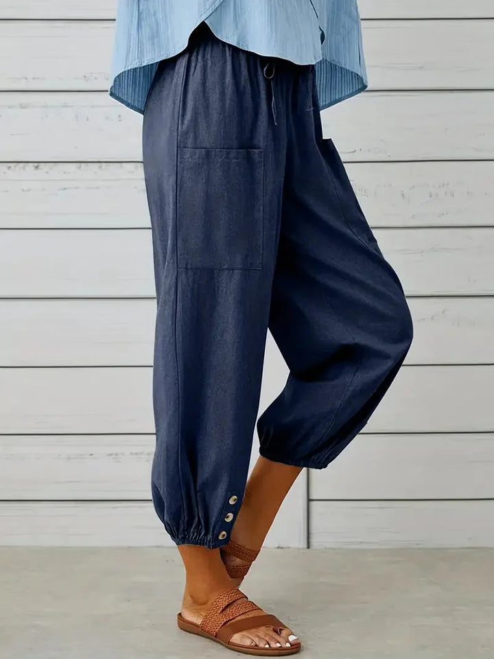 Levoire | Pantalon En Lin Pantalon D'Été Décontracté Pour Femmes