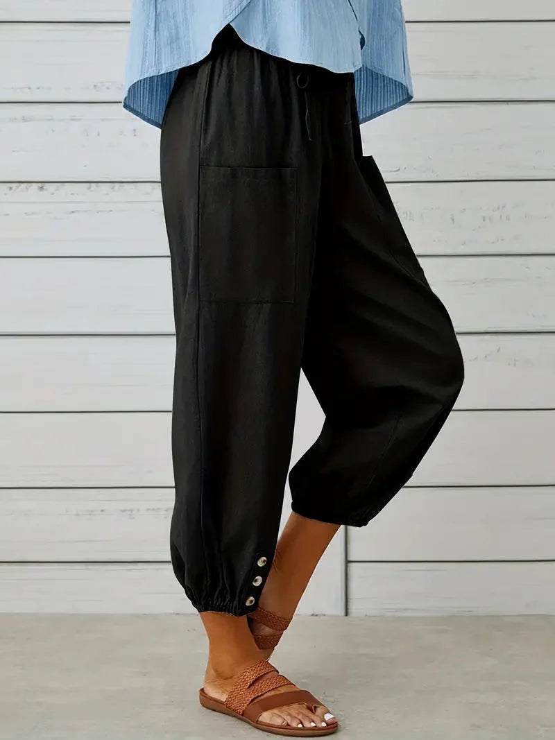 Levoire | Pantalon En Lin Pantalon D'Été Décontracté Pour Femmes