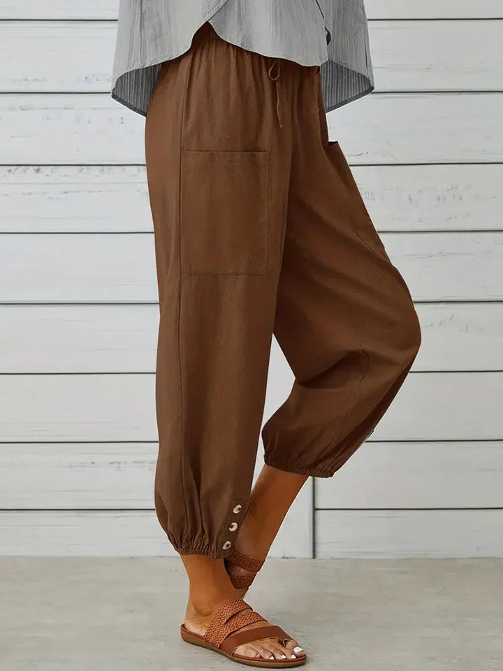 Levoire | Pantalon En Lin Pantalon D'Été Décontracté Pour Femmes