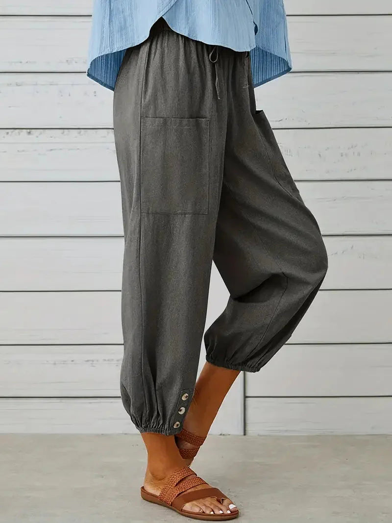 Levoire | Pantalon En Lin Pantalon D'Été Décontracté Pour Femmes
