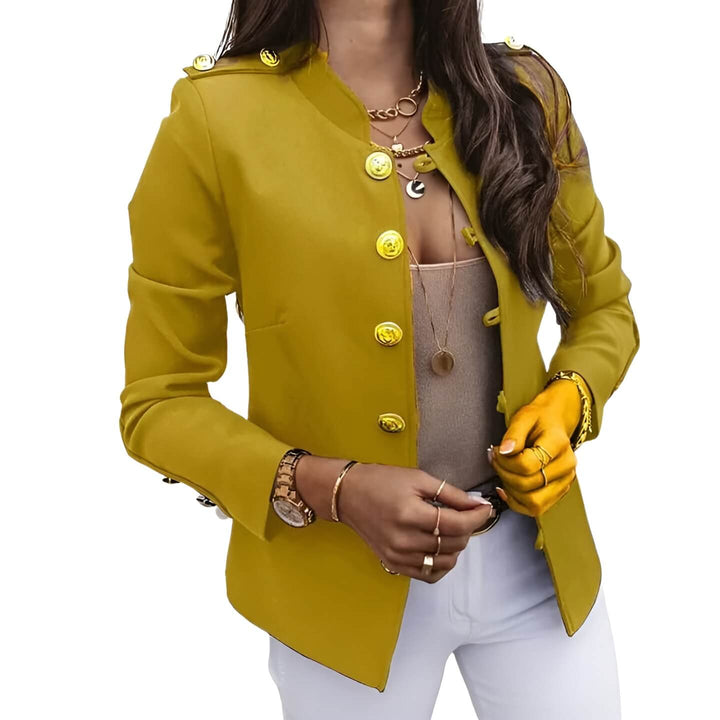 Levoire | Blazer Femme Élégant Boutons Gul
