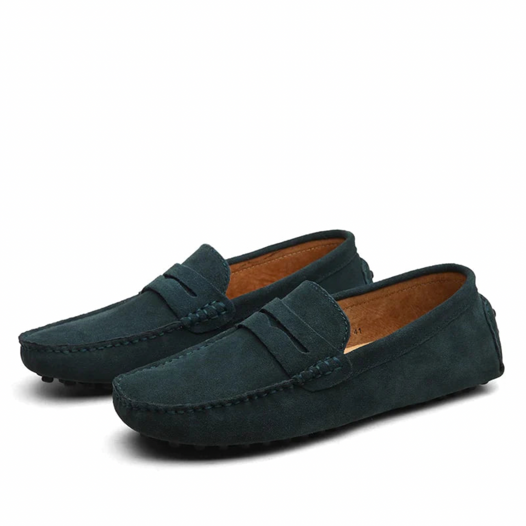 Levoire | Style Italien Slip-On En Suédine Chaussures Pour Hommes