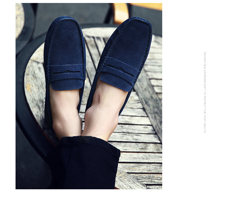 Levoire | Style Italien Slip-On En Suédine Chaussures Pour Hommes