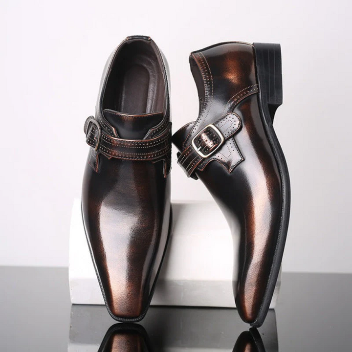 Levoire | Prestige Oxford bottes Harlan noix de pécan brun