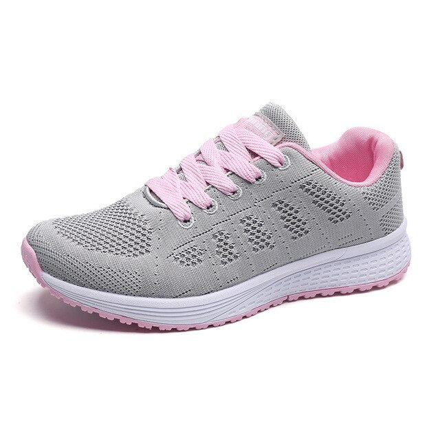 Levoire | Baskets Pour Femmes Ergonomiques Gris Rose