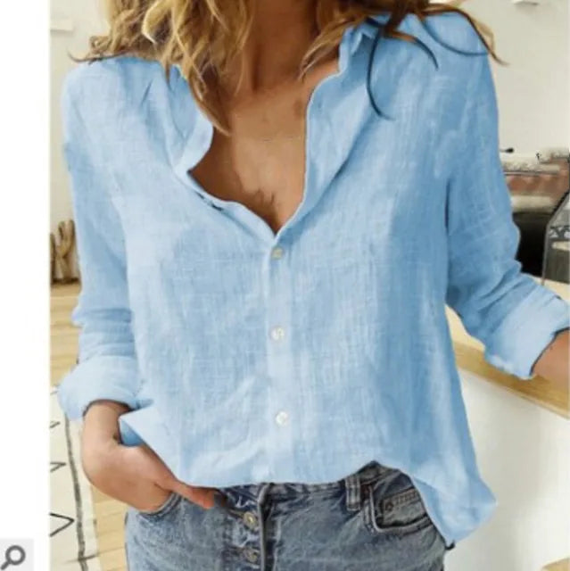 Levoire | Blouse Élégante Bleu