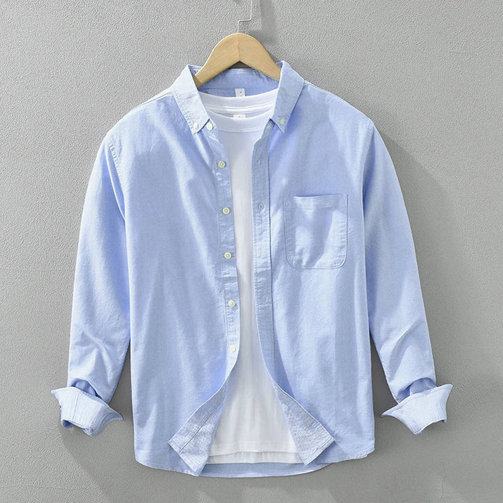 Levoire | Chemise En Coton Elegant Decontracte Hommes