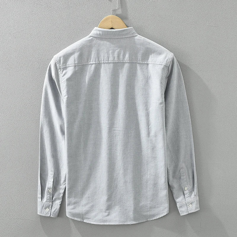 Levoire | Chemise En Coton Elegant Decontracte Hommes