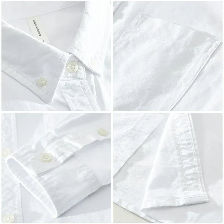 Levoire | Chemise En Coton Elegant Decontracte Hommes