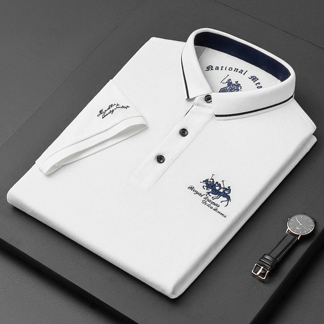 Levoire | Polo Pour Hommes Tendance Au Design Élégant blanc