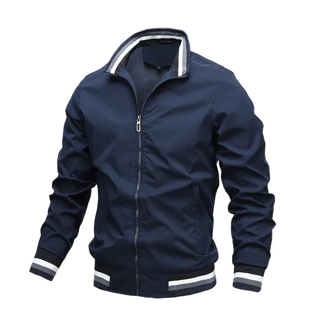 Levoire | Veste De Transition Coupe-Vent Pour Hommes Bleu marine