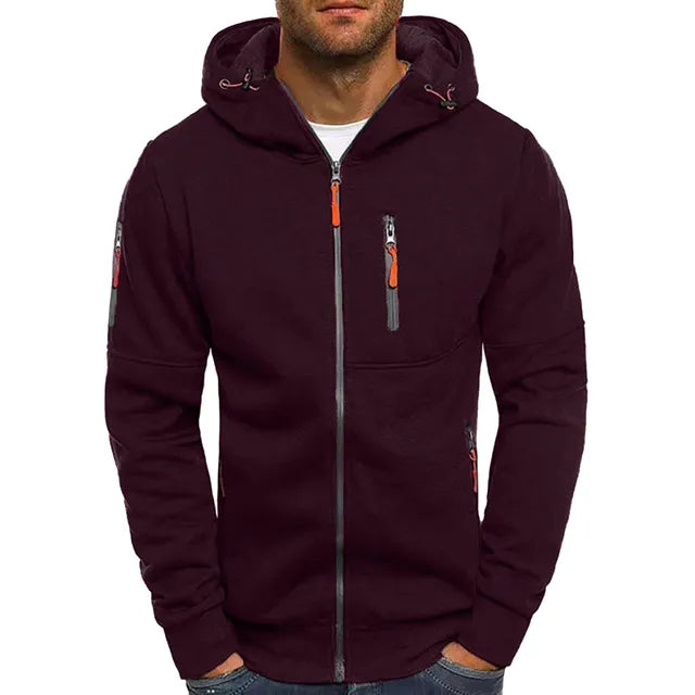 Levoire | Veste En Polaire Élégante Pour Hommes Rot