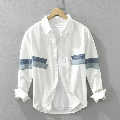 Levoire | Chemise Patchwork Coupe Decontractee Hommes