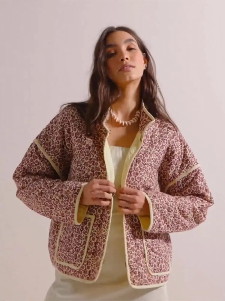 Levoire | Veste Vintage Avec Imprimé Floral