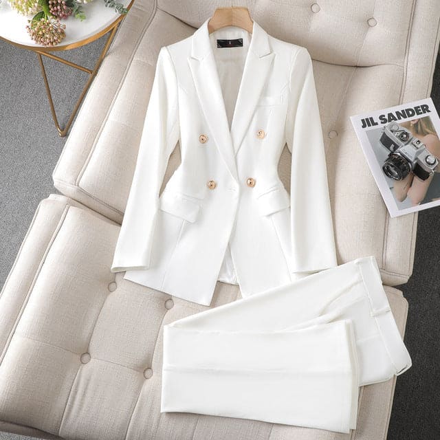 Levoire | Pantalon Et Ensemble De Blazer Ensemble blazer blanc