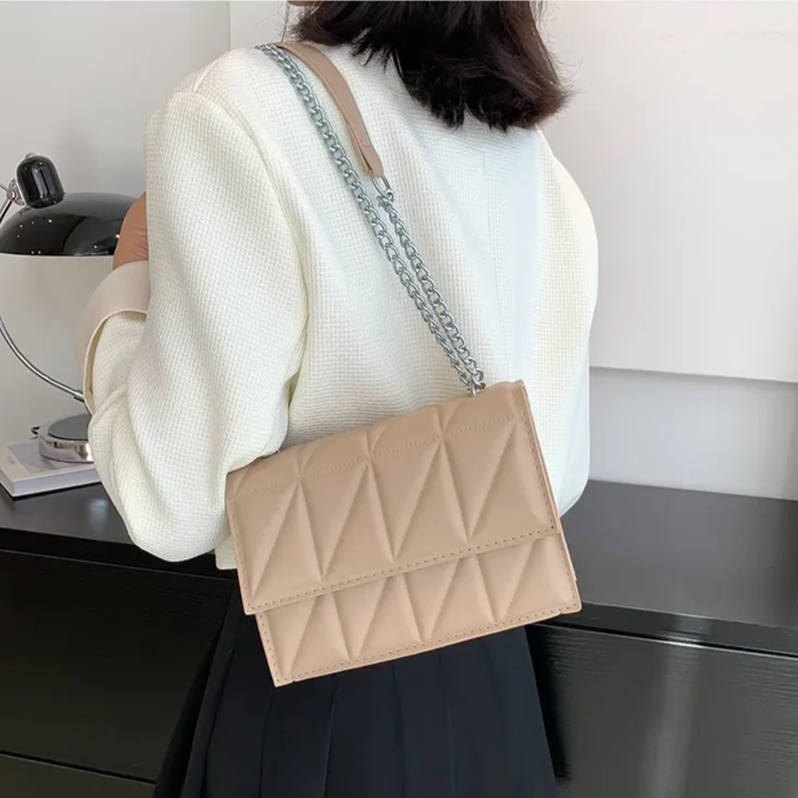 Levoire | Sac À Main Moderne Pour Femmes En Pu Cuir Khaki 6*15*22CM