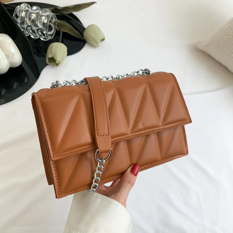 Levoire | Sac À Main Moderne Pour Femmes En Pu Cuir Café 6*15*22CM