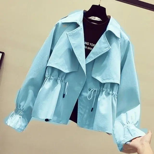 Levoire | Manteau Trench Élégant Tendance Bleu