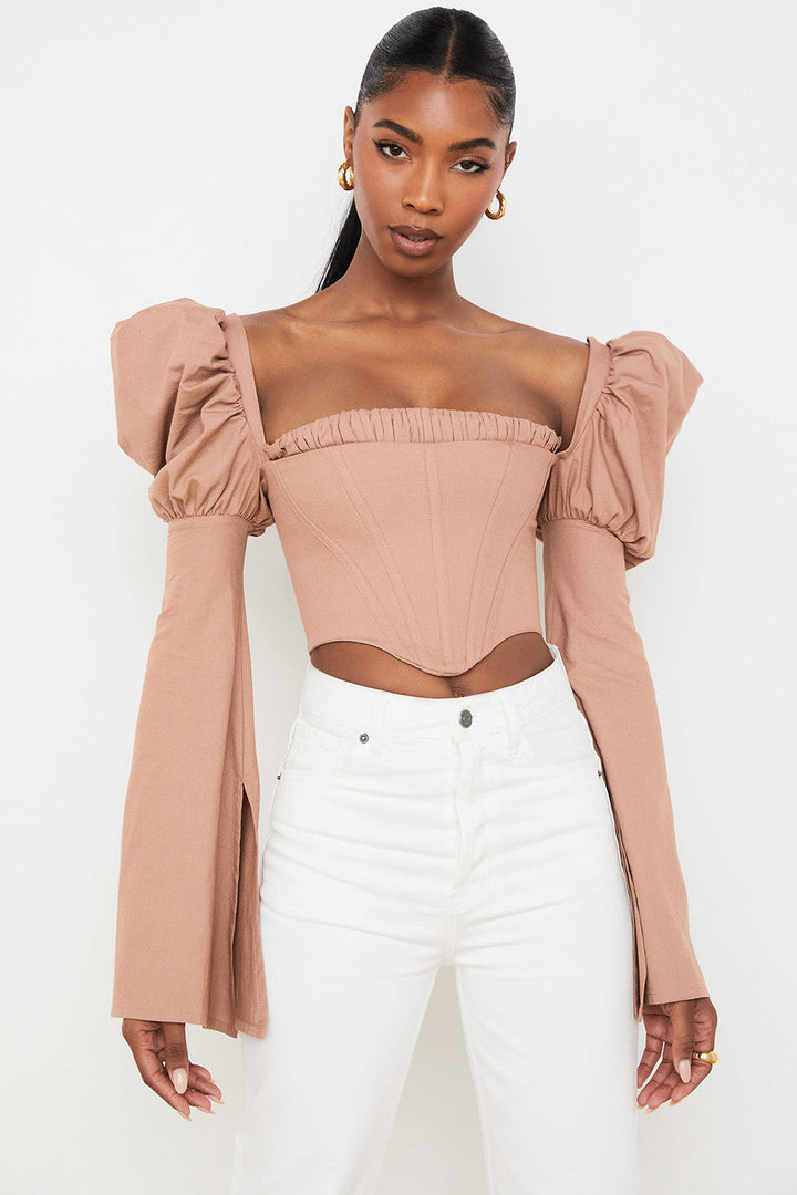 Levoire | Mokka Corset Haut