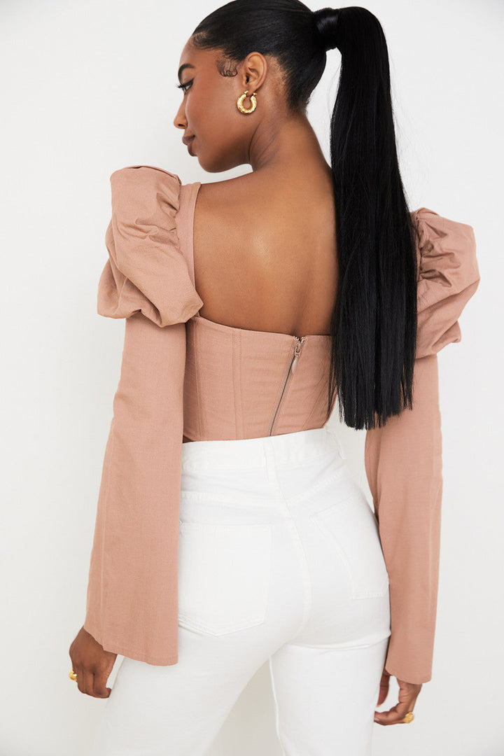 Levoire | Mokka Corset Haut