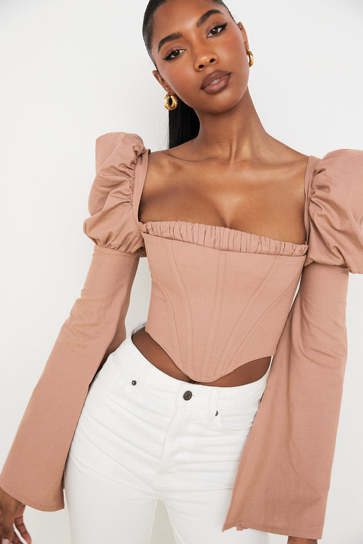 Levoire | Mokka Corset Haut