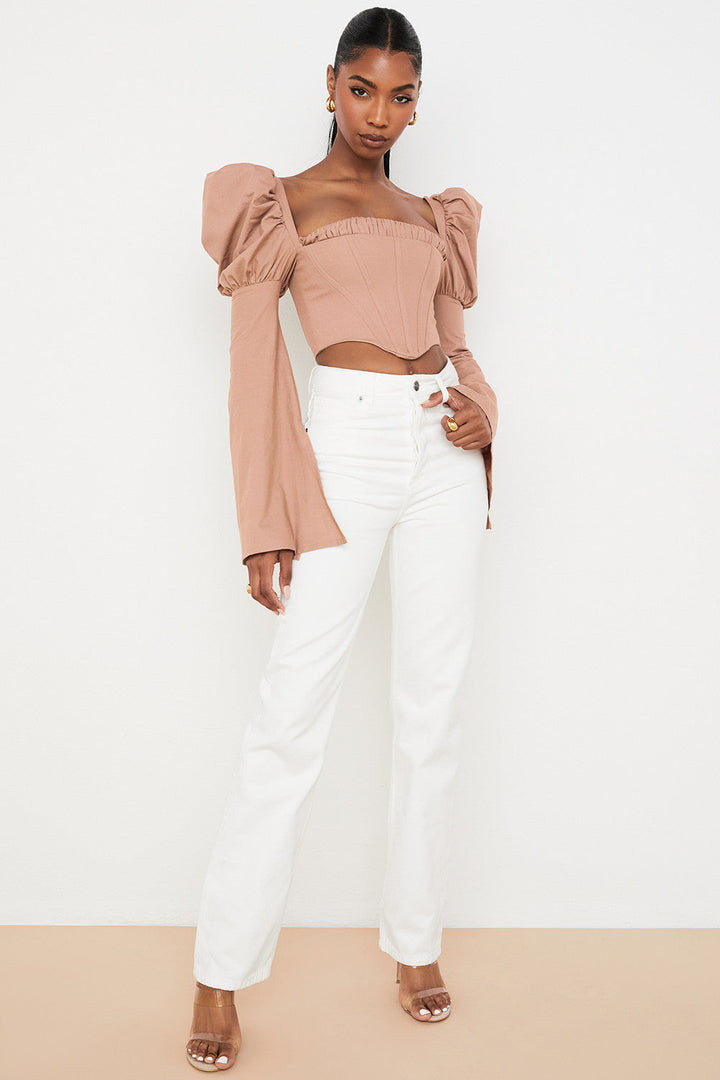 Levoire | Mokka Corset Haut