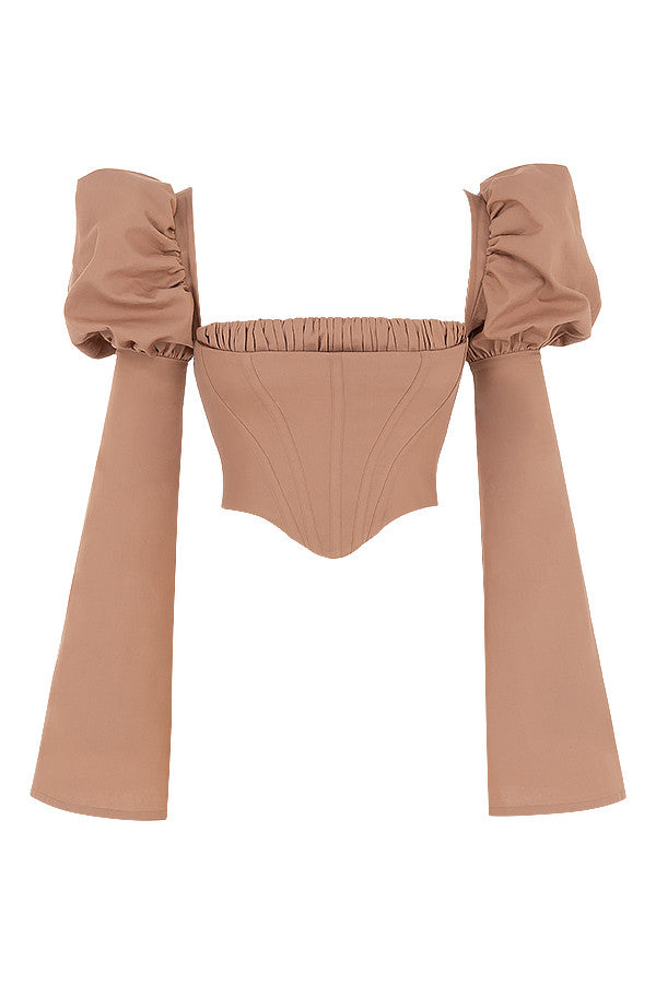 Levoire | Mokka Corset Haut