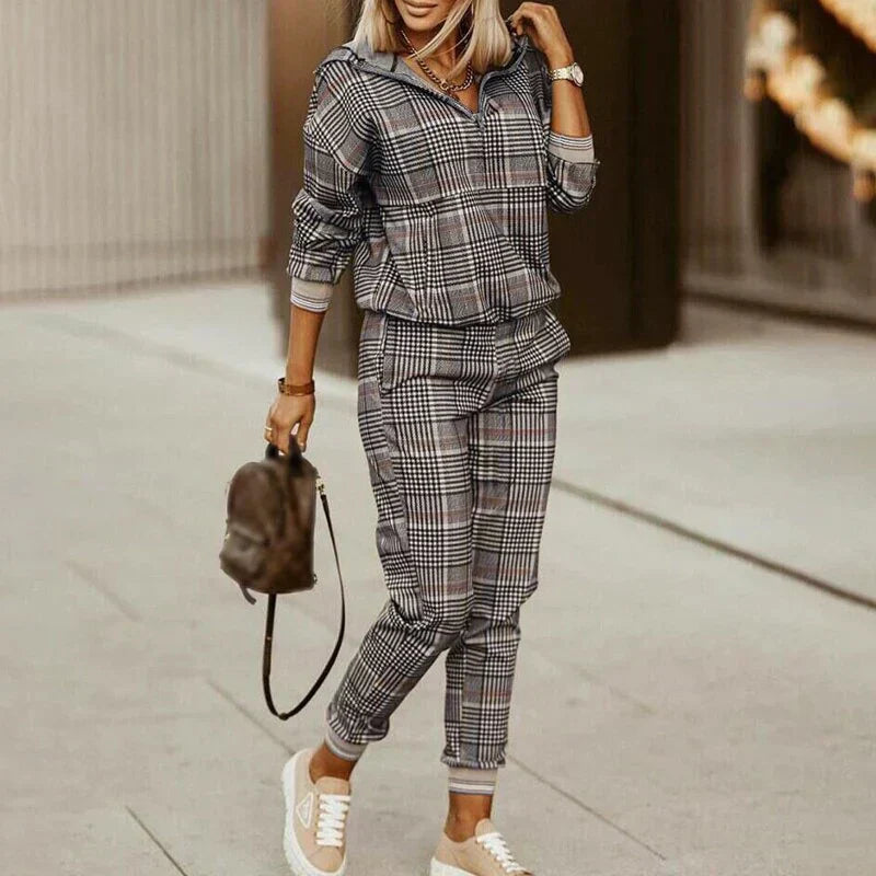 Levoire | Ensemble De Vêtements D'Extérieur À Motifs Pour Femmes 05 Impression