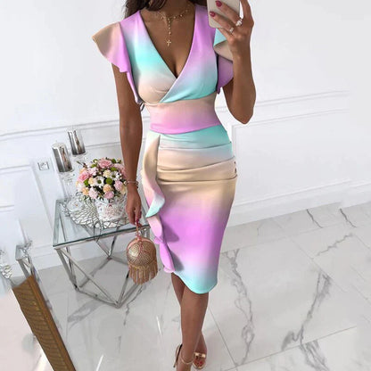 Levoire | Robe Avec Manches Rattachées Et Un Décolleté En V