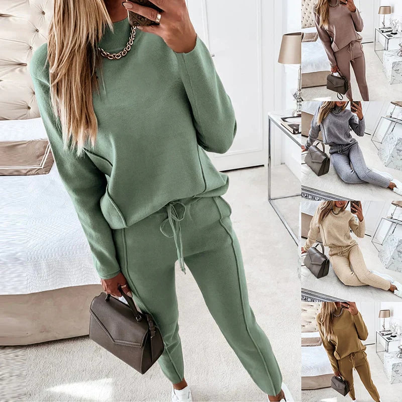 Levoire | Ensemble De Sport Avec Pantalon À Cordon Pour Femmes Vert