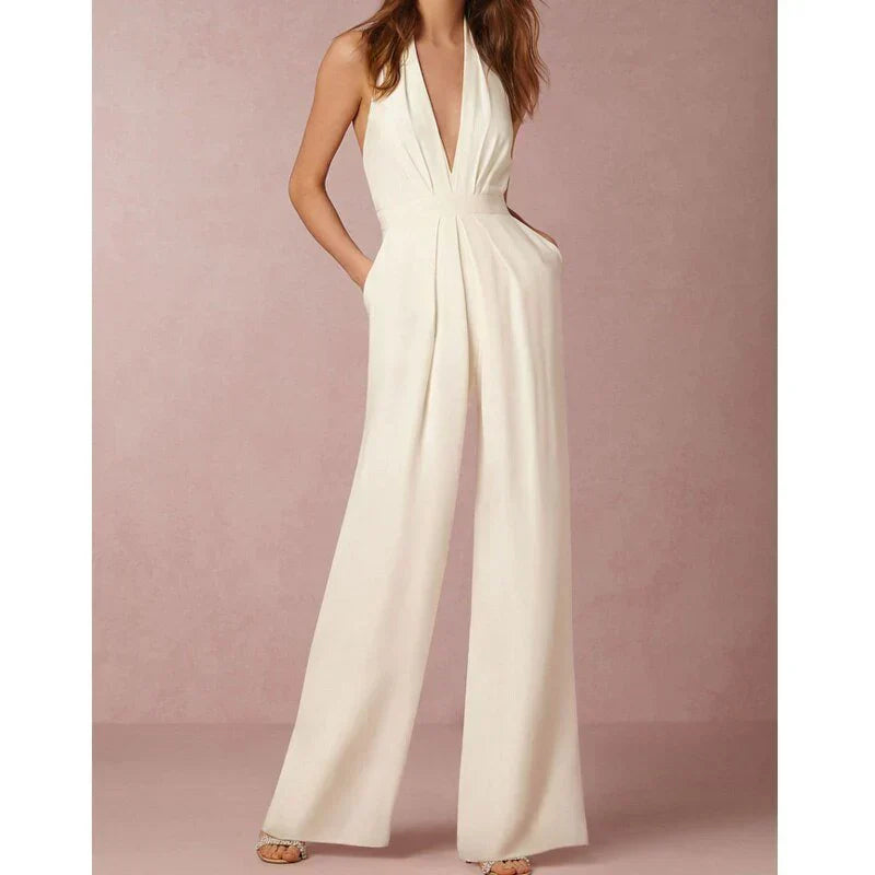 Levoire | Combinaison Sans Manches Pour Femmes Edna Blanc