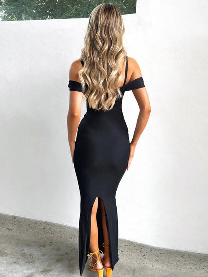 Levoire | Robe Maxi À Bretelles Spaghetti Sans Dos