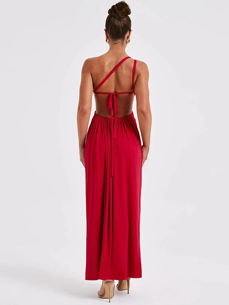 Levoire | Robes Longues À Une Épaule Avec Découpe Sur Le Côté