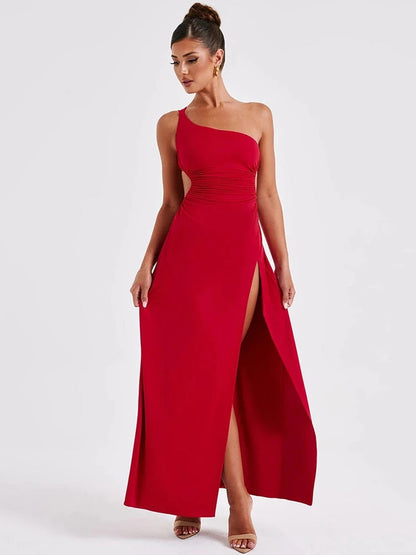 Levoire | Robes Longues À Une Épaule Avec Découpe Sur Le Côté