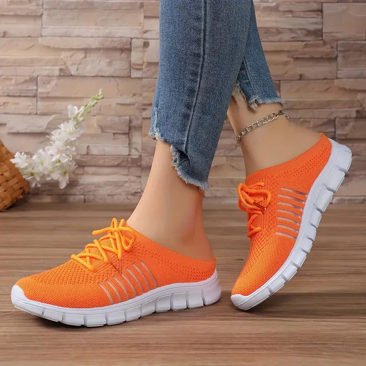 Levoire | Pantoufles, Ergonomique, À Enfiler, Chaussures Orthopédiques, Baskets Pour Femmes Orange