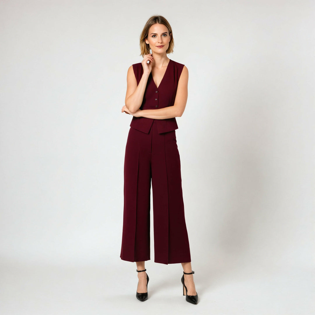 Levoire | Élégamment Coupe Droite Ensemble Femmes L