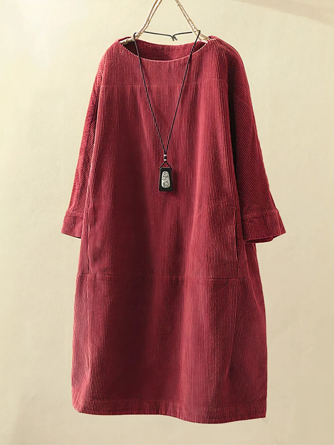 Levoire | Robe en liège A-line Rot