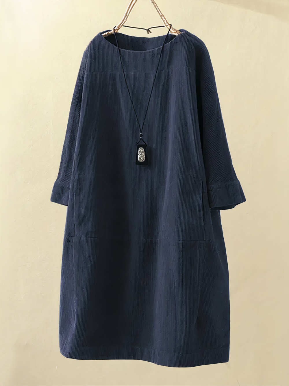 Levoire | Robe À Cordes Pour Femmes Bleu foncé