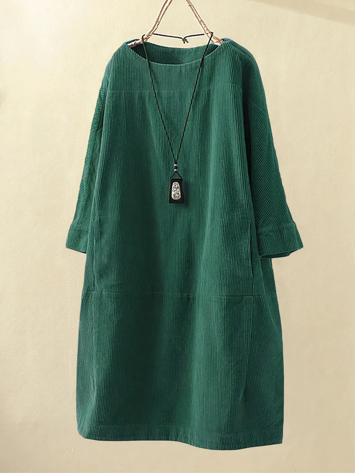 Levoire | Robe en liège A-line Vert
