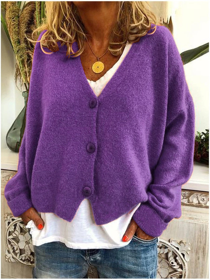 Levoire | Gilet Tricot Tendance Violet
