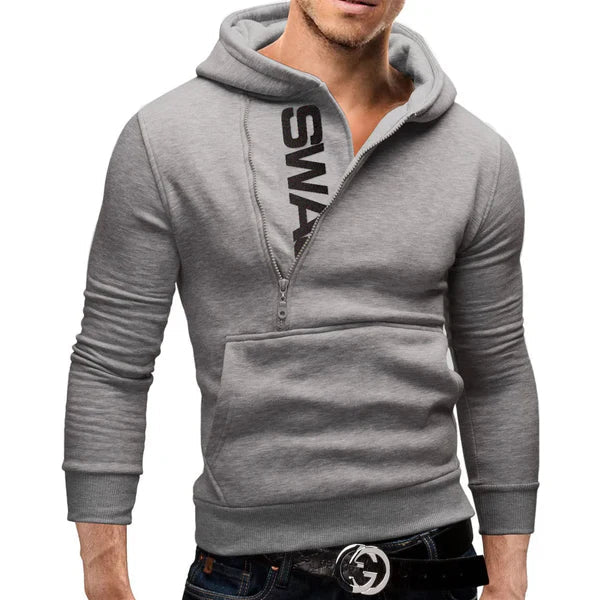 Levoire | Sweat À Capuche Stylé Gris clair