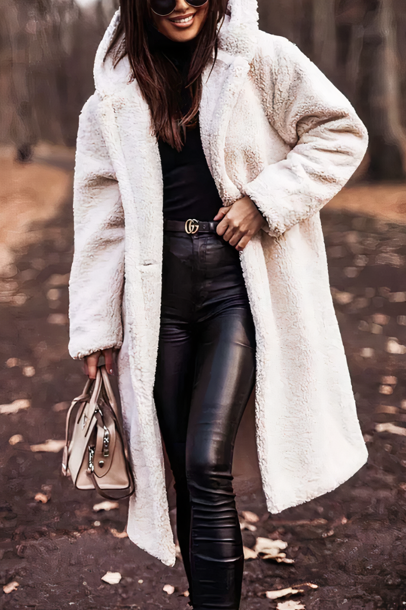 Levoire | Manteau Trench Long Pour Femme - Hiver Blanc