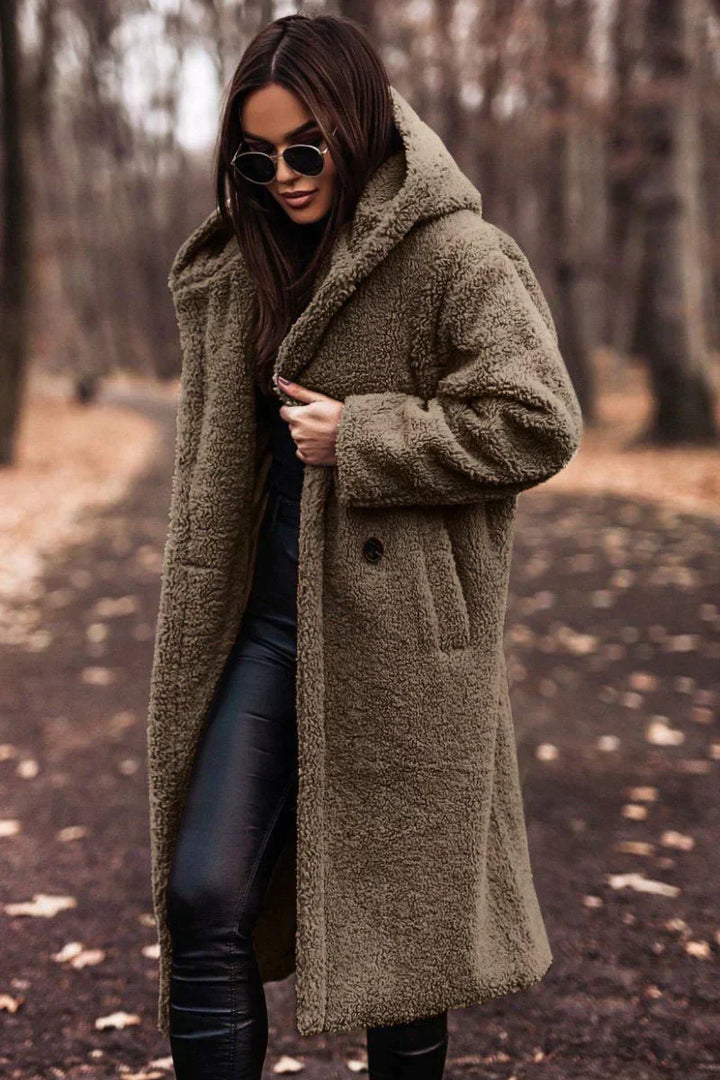 Levoire | Manteau Trench Long Pour Femme - Hiver Kaki