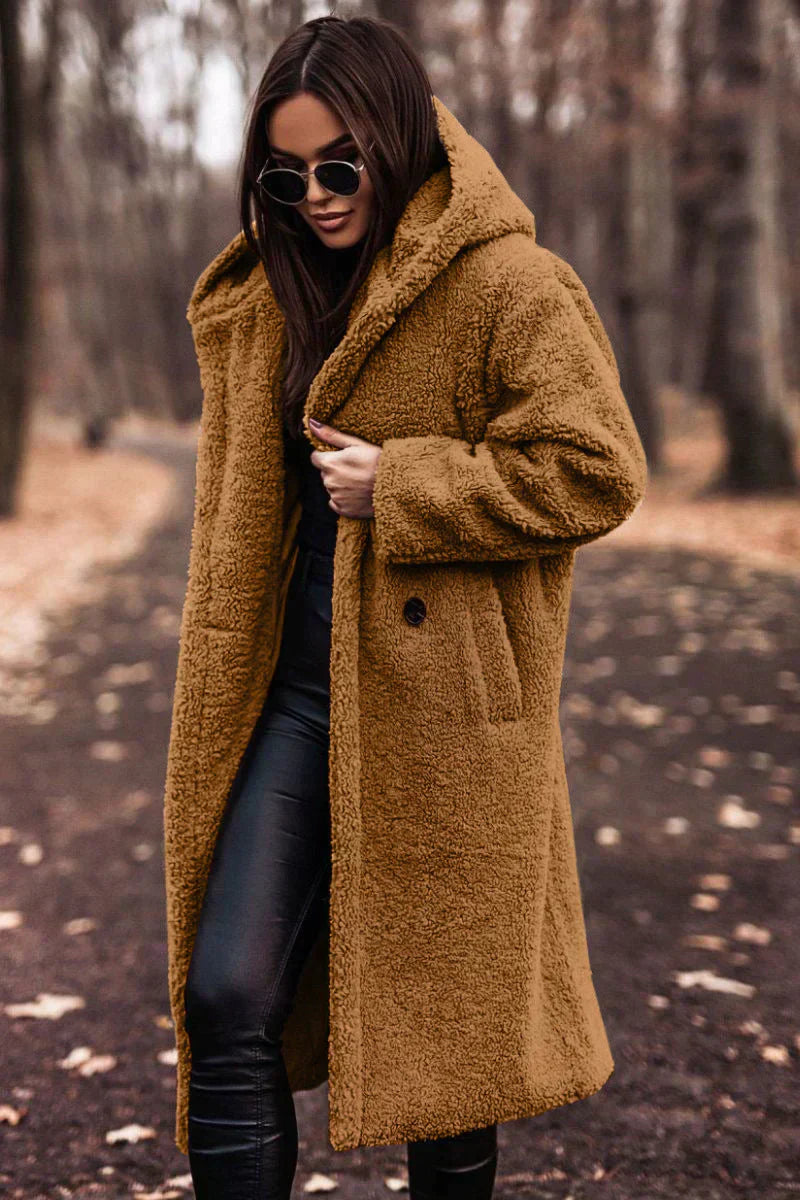Levoire | Manteau Trench Long Pour Femme - Hiver Brun d'enfer