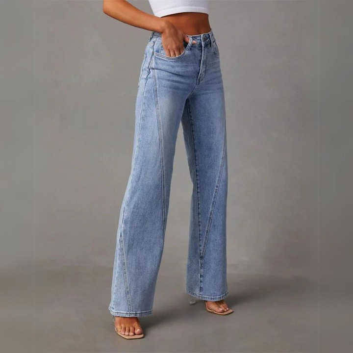 Levoire | Jeans Évasés Élégants À Taille Haute