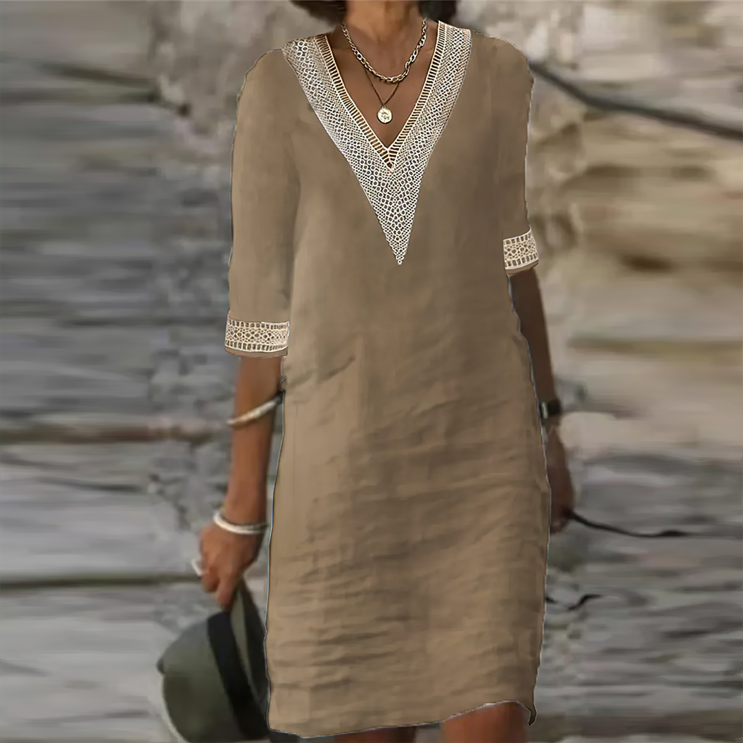 Levoire | Robe Légère Femmes Moments Dét Khaki