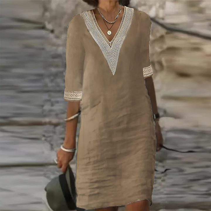 Levoire | Robe Légère Femmes Moments Dét Khaki