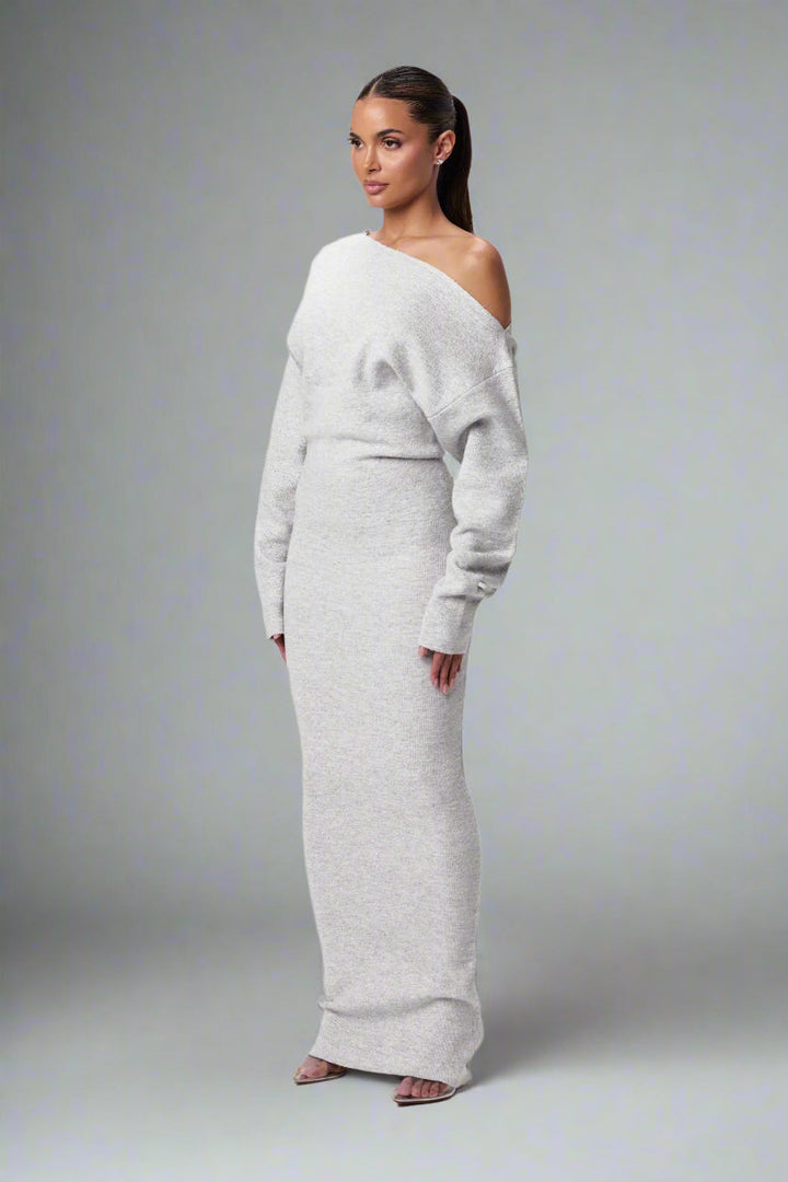 Levoire | Légante Robe Luxueuse Pour Femmes Gris