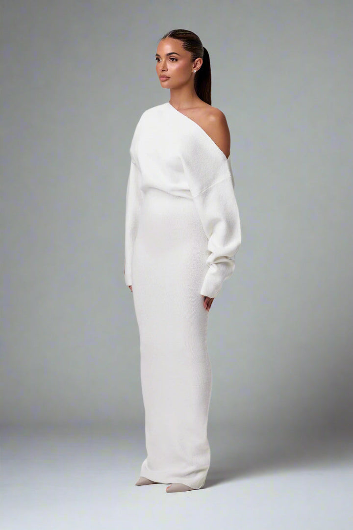 Levoire | Légante Robe Luxueuse Pour Femmes Blanc