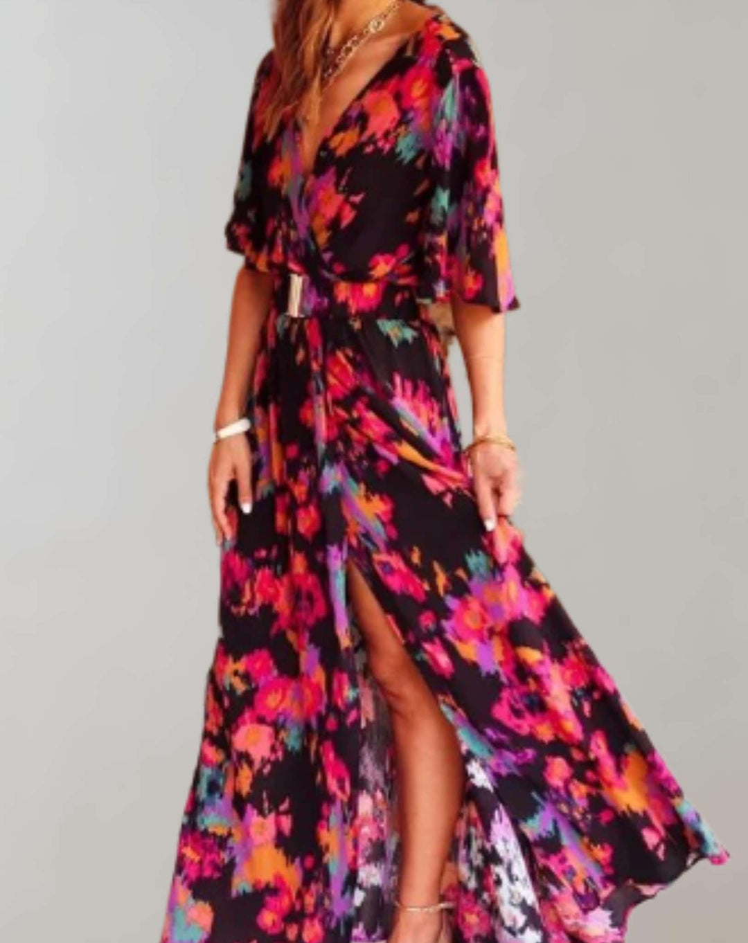 Levoire | Élégance Et Séduction Dans Une Robe Boho Noir